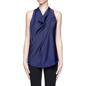 HELMUT LANG Sleeveless Cowl neck with sheer back